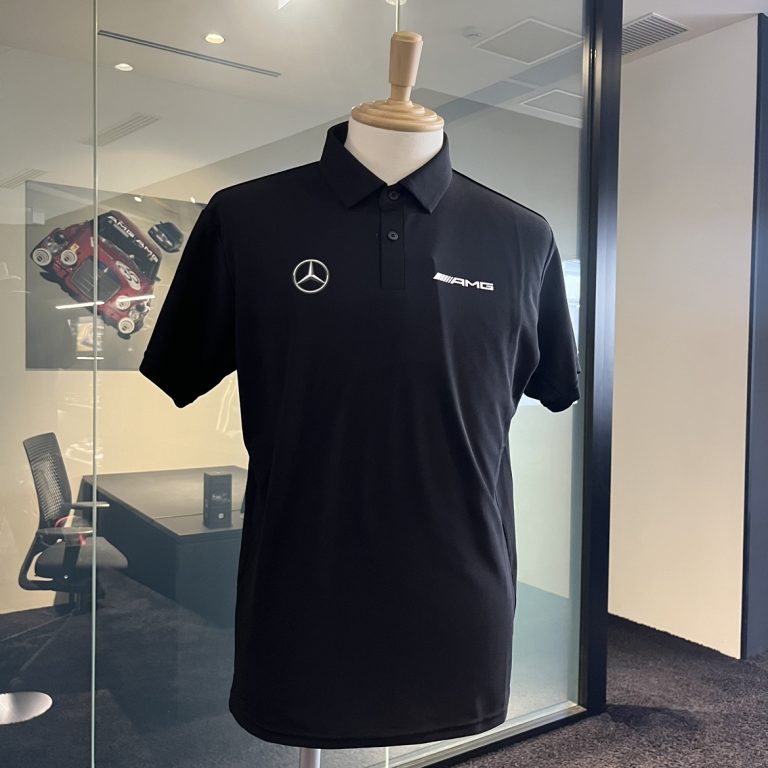数々のアワードを受賞】 Mercedes-Benz×AMG×DESCENTEコラボポロシャツ